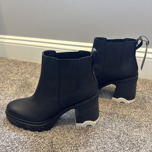 NEW Sorel Womens Brex Heel Lug Sole Chelsea Boots, Size 10.5 - Picture 3 of 9